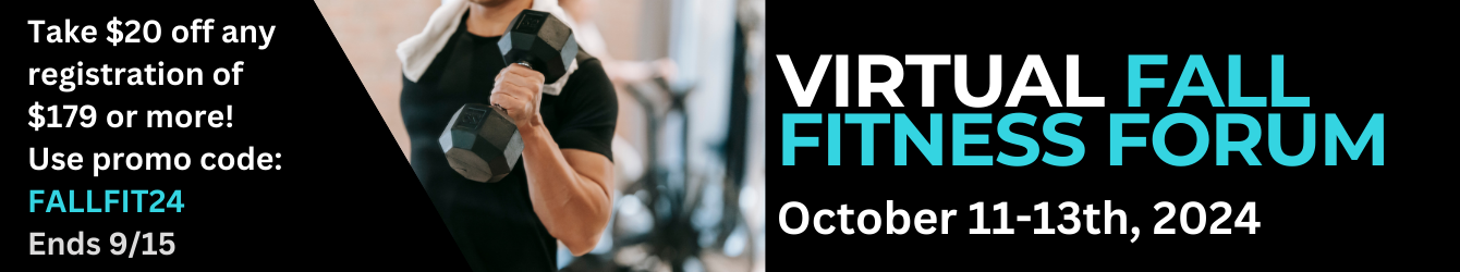 NETA's Virtual Fall Fitness Forum October 11-13th