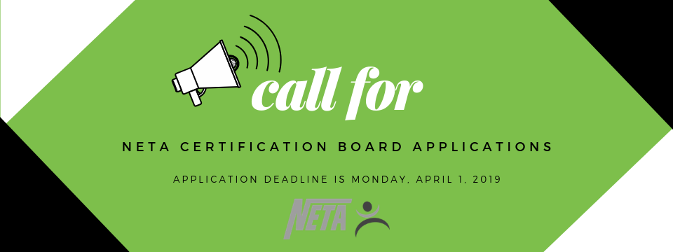 Call for NETA Board Certification Applications