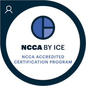 NCCA accredited certification by ICE