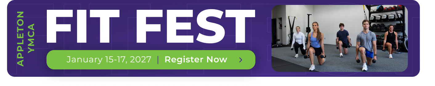 Register for Fit Fest at Appleton YMCA, January 15-17, 2027