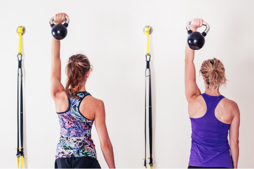 women lifting